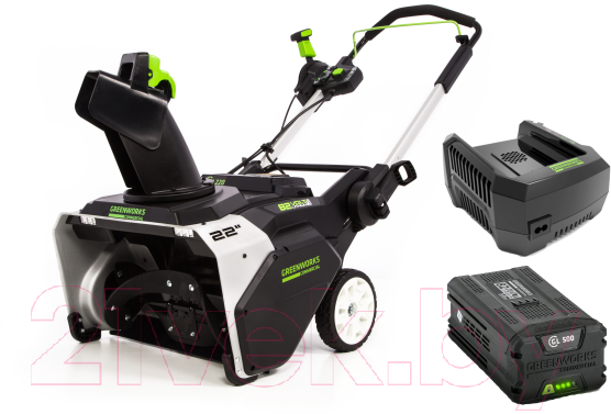 Снегоуборщик аккумуляторный Greenworks GD82STK5 82V / 2602507UB