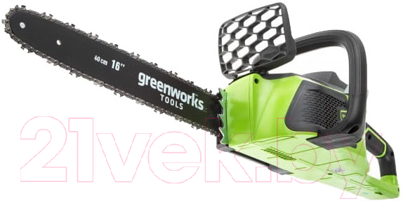 Электропила цепная Greenworks GD40CS18 бесщеточная 40V 40см / 2005807