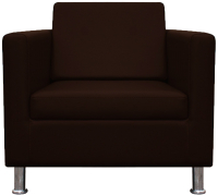 Кресло мягкое Brioli Дилли (L13/коричневый) - 