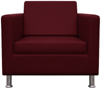 Кресло мягкое Brioli Дилли (L16/вишневый) - 