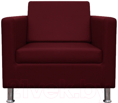 Кресло мягкое Brioli Дилли (L16/вишневый)