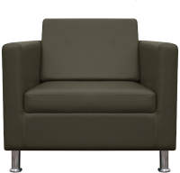 Кресло мягкое Brioli Дилли (L21/серый) - 