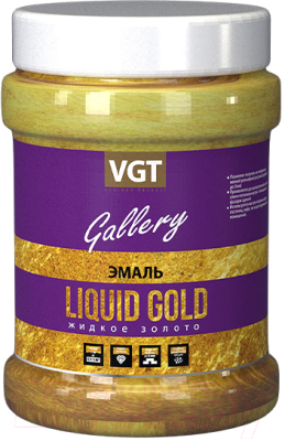 Эмаль VGT ВД-АК-1179 Универсальная Перламутровая (230г, жидкое красное золото)