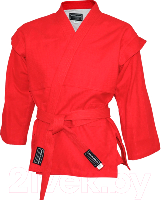 Куртка для самбо BoyBo BSJ120 (р.00/120, красный)