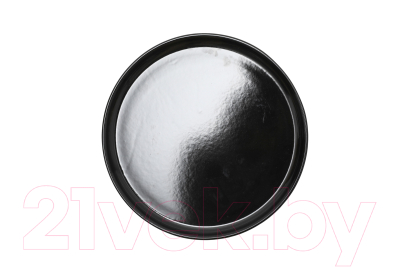 Тарелка столовая обеденная Keramika Nordic (22см, черный)