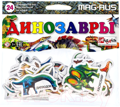 

Развивающая игра Анданте, Динозавры / NF1022