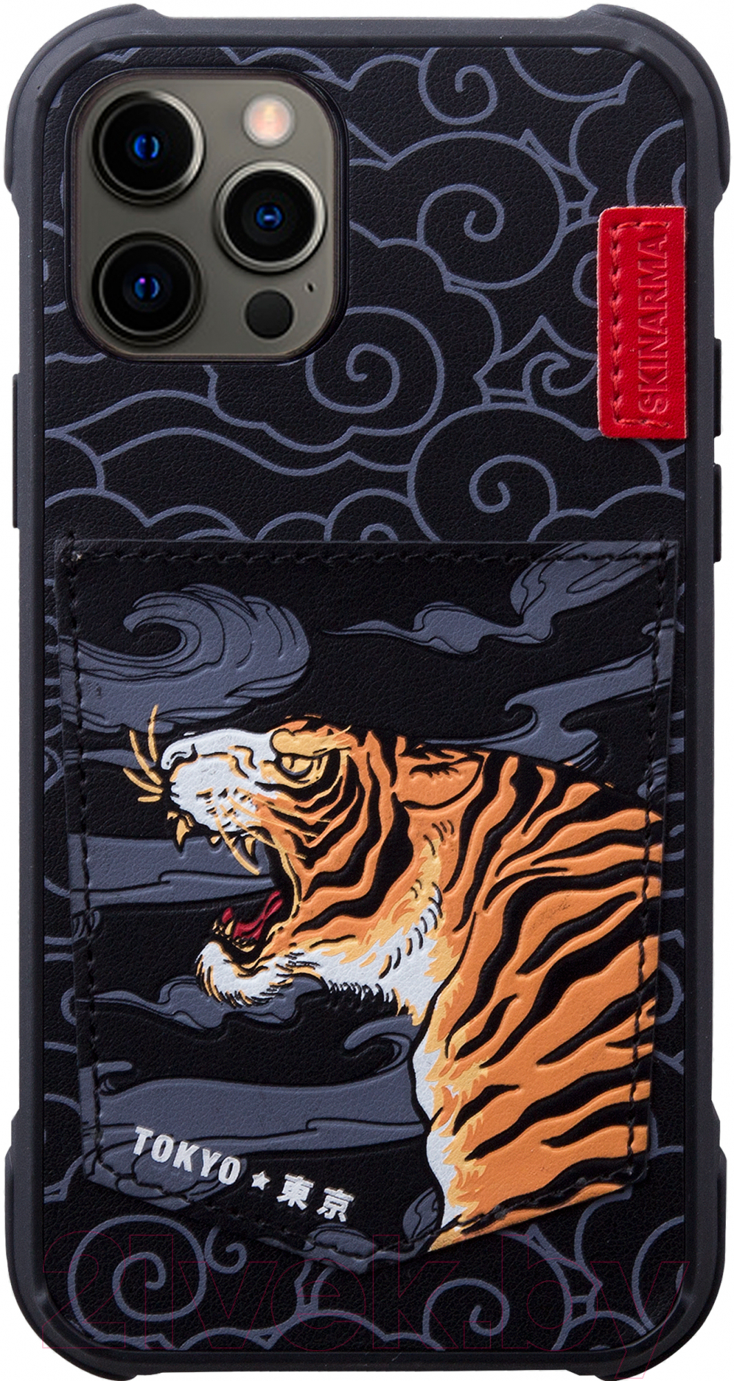 Чехол-накладка Skinarma Densetsu для iPhone 12/12 Pro (тигр) — фото 2