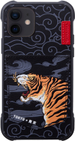 Чехол-накладка Skinarma Densetsu для iPhone 12/12 Pro (тигр) - 