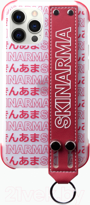 Чехол-накладка Skinarma Kotoba Strap для iPhone 12/12 Pro (красный)