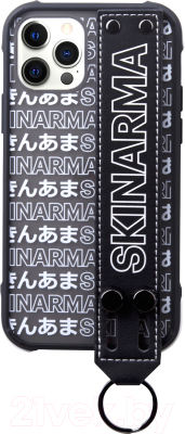 Чехол-накладка Skinarma Kotoba Strap для iPhone 12/12 Pro (черный)