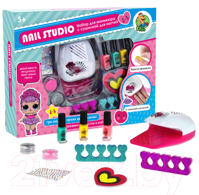 Набор детской декоративной косметики Sea & Sun Маникюрный набор для девочек / MBK-326