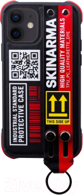Чехол-накладка Skinarma Hasso для iPhone 12/12 Pro (красный)