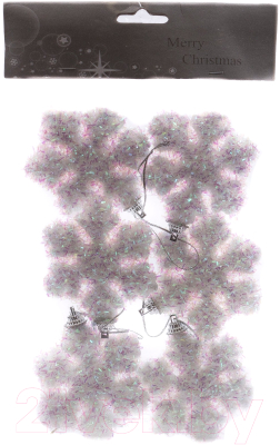 

Набор ёлочных игрушек Белбогемия, Белый, Снежинка NY13176 / 91423