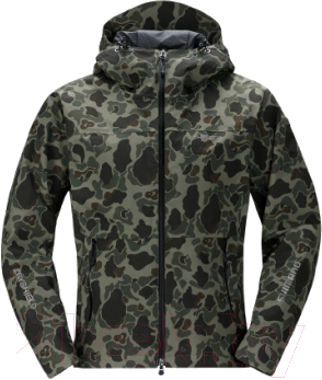 Куртка для охоты и рыбалки Shimano RB-04JS Dryshield / 59YRB04JS79 (EU-XL/JP-3L, зеленый камуфляж)