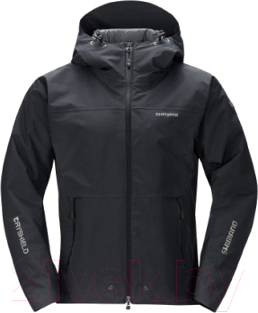 Куртка для охоты и рыбалки Shimano RB-04JS Dryshield / 59YRB04JS89 (EU-XL/JP-3L, черный)