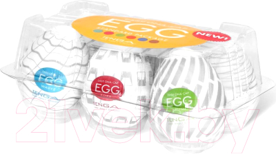 Набор мастурбаторов Tenga EGG Easy Beat 184763 / EGG-VP-3