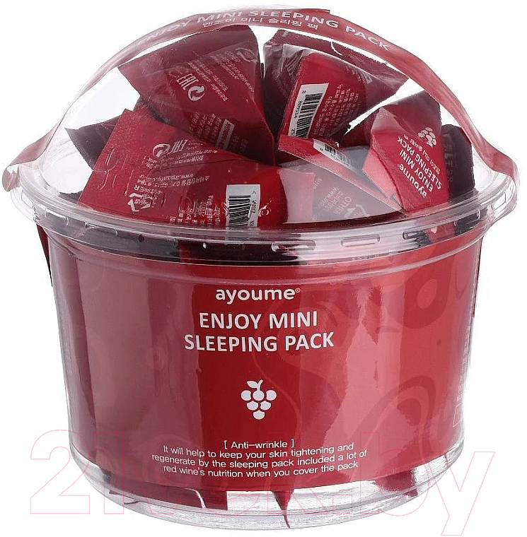 Набор масок для лица Ayoume Enjoy Mini Sleeping Pack ночная антивозрастная (30x3г)