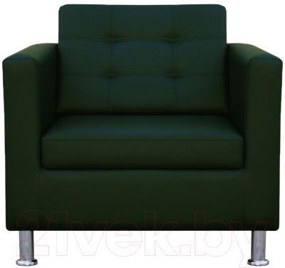 Кресло мягкое Brioli Дилли клетка (L15/зеленый)
