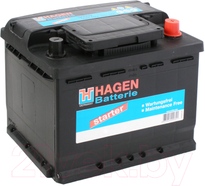 Автомобильный аккумулятор Hagen R+ / 55220 (52 А/ч)