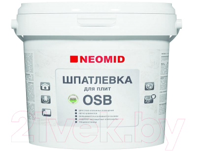 Шпатлевка готовая Neomid Для плит OSB (7кг)