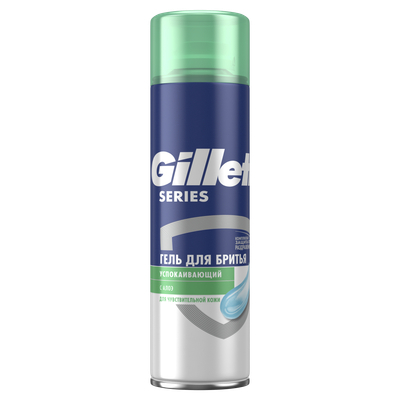 Гель для бритья Gillette Series Алоэ для чувствительной кожи (200мл) - 