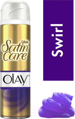 Гель для бритья Gillette Satin Care Olay Violet Swirl (200мл)