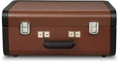 Проигрыватель виниловых пластинок Crosley Portfolio Portable CR6252A-BR (черный/коричневый)