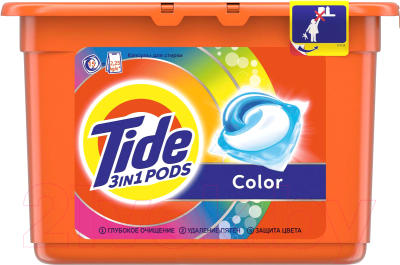 Капсулы для стирки Tide Color (15x24.8г)