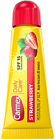 Бальзам для губ Carmex Strawberry солнцезащитный увлажняющий SPF15 (10г) - 