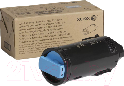 

Тонер-картридж Xerox, Голубой, 106R03884