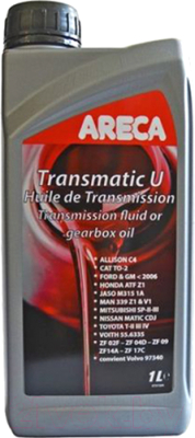 Трансмиссионное масло Areca Transmatic U / 15261 (1л)