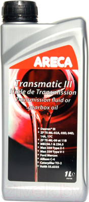 Трансмиссионное масло Areca Transmatic III / 15171 (1л)