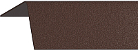 Уголок отделочный Rico Moulding 104 Шоколад с тиснением (20x20x2700) - 