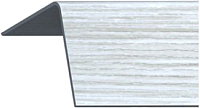Уголок отделочный Rico Moulding 112 Ясень Серый с тиснением (20x20x2700) - 