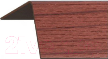 Уголок отделочный Rico Moulding 140 Вишня Виньола с тиснением (20x20x2700)