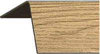 Уголок отделочный Rico Moulding 165 Дуб Коньячный с тиснением (20x20x2700) - 