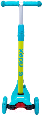Самокат детский Ridex Kiko (голубой/зеленый)