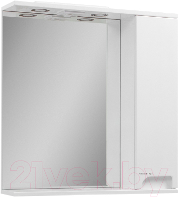 Шкаф с зеркалом для ванной Van Mebles Корнелия 70