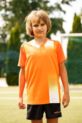 Футбольная форма Kelme S/S Football Set Kid / 3883020-910 (р.140, оранжевый)