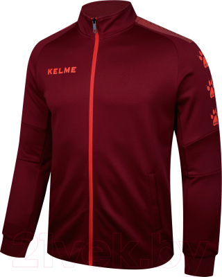 Олимпийка спортивная Kelme Training Jacket / 3881324-609 (XL, красный)