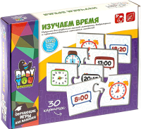 

Развивающая игра, Пазл. Изучаем время / ВВ4823