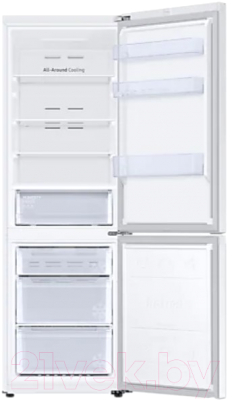 Холодильник с морозильником Samsung RB34T670FWW/WT
