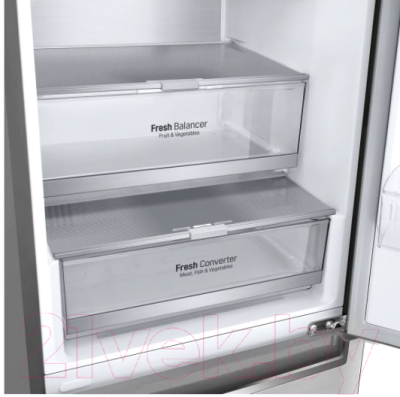 Холодильник с морозильником LG DoorCooling+ GA-B509PSAM
