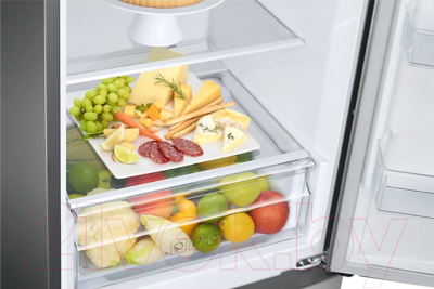 Холодильник с морозильником Samsung RB37A52N0SA/WT
