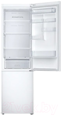 Холодильник с морозильником Samsung RB37A52N0WW/WT