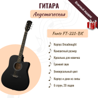 Акустическая гитара Fante FT-221-BK - 