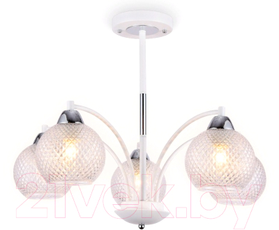 Люстра Ambrella TR9010/5 WH/CL