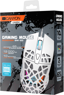 Мышь Canyon Puncher GM-20 / CND-SGM20W