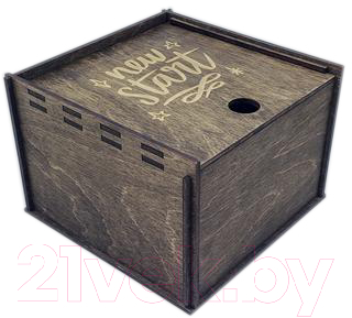 Коробка подарочная Woodary 2902 (20х20х10см)