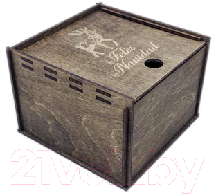 Коробка подарочная Woodary 2912 (20х20х10см)
